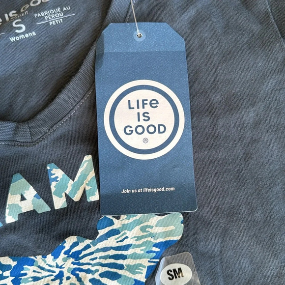 Women's Tie Dye Mama Bear Crusher Tee in blue size small NWT - Picture 4 of 7